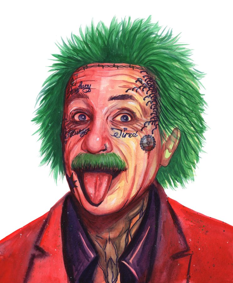 Herbal Einstein Dispensary: Interior Wall Art